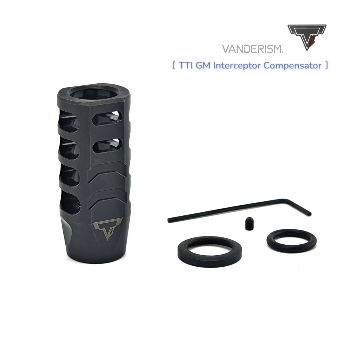 QPQ Steel Flash Hider Collection 14mm CCW (Pre-Order 50 Hari)