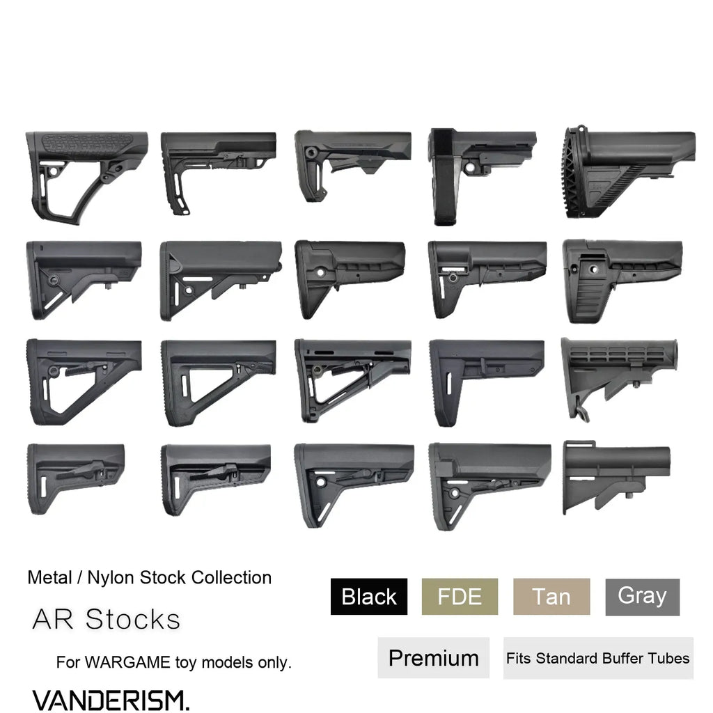 Nylon and Metal Stock Collection (Pre-Order 50 Hari)
