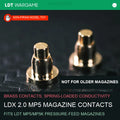 LDX2.0 MP5 / K Gold-Plated Brass Pressure-Magazine Contacts; Not for Older Magazines (Pre-Order 50 Hari)