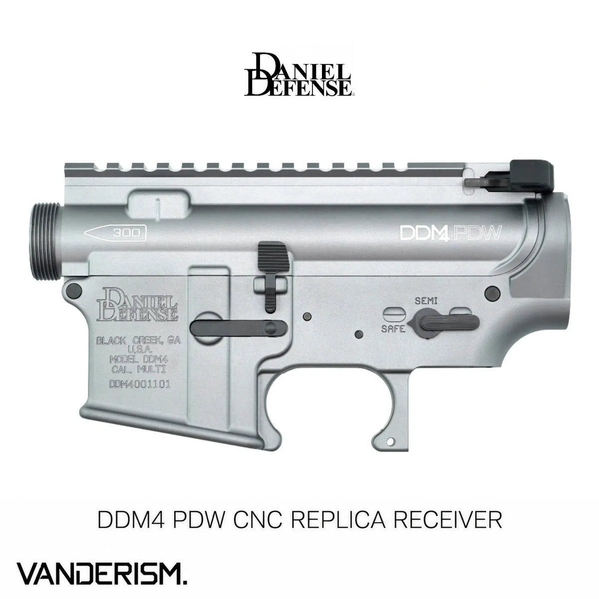 DDM4 PDW CNC Metal Body Kit | Gel Blaster WGG WGB (Pre-Order 50 Hari)