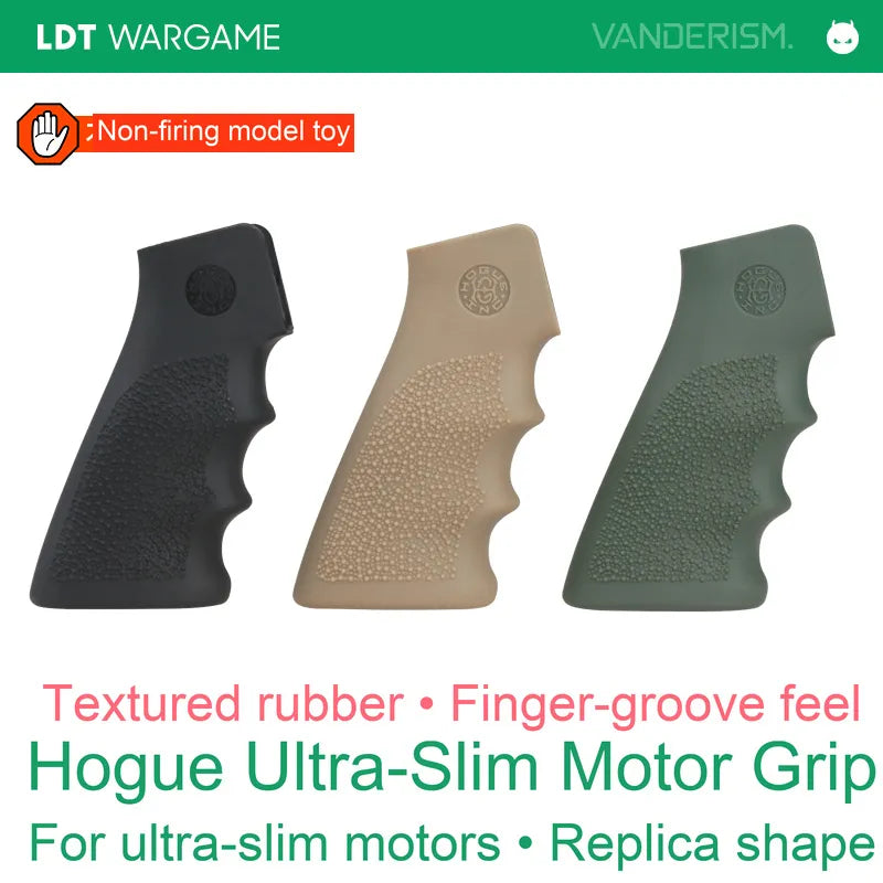 Hogue Rubber-Overmolded Ultra-Slim Motor Grip (2023); Requires Ultra-Slim Motor (Pre-Order 50 Hari)