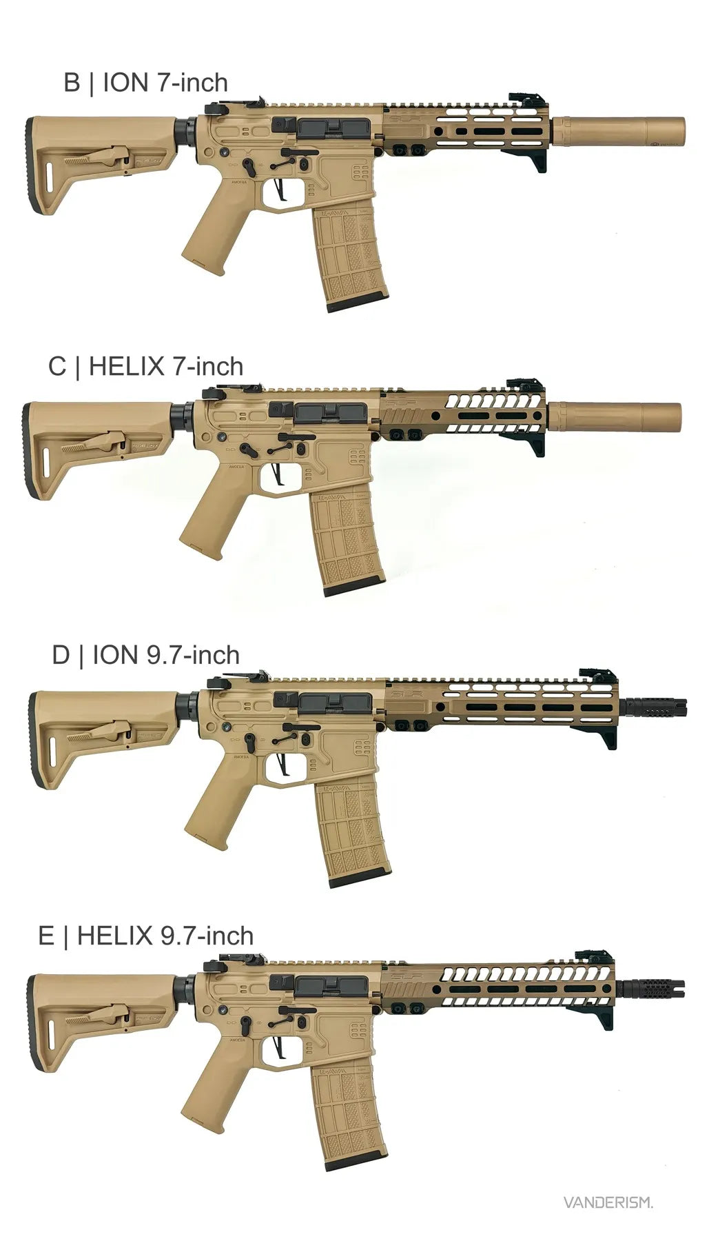 Jingji SLR B15 Gen 4 Custom Metal Handguard Gel Blaster (Pre-Order 50 Hari)