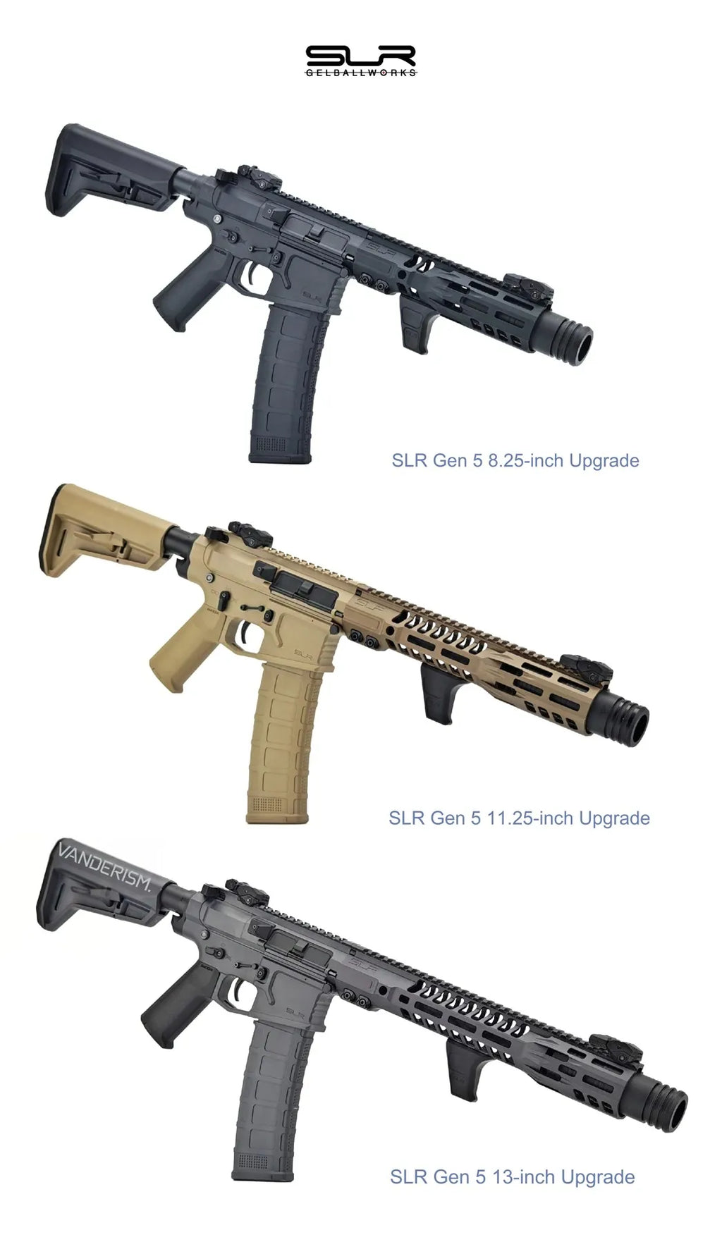 Jingji SLR B56 Gen 5 Custom Metal Handguard Gel Blaster (Pre-Order 50 Hari)