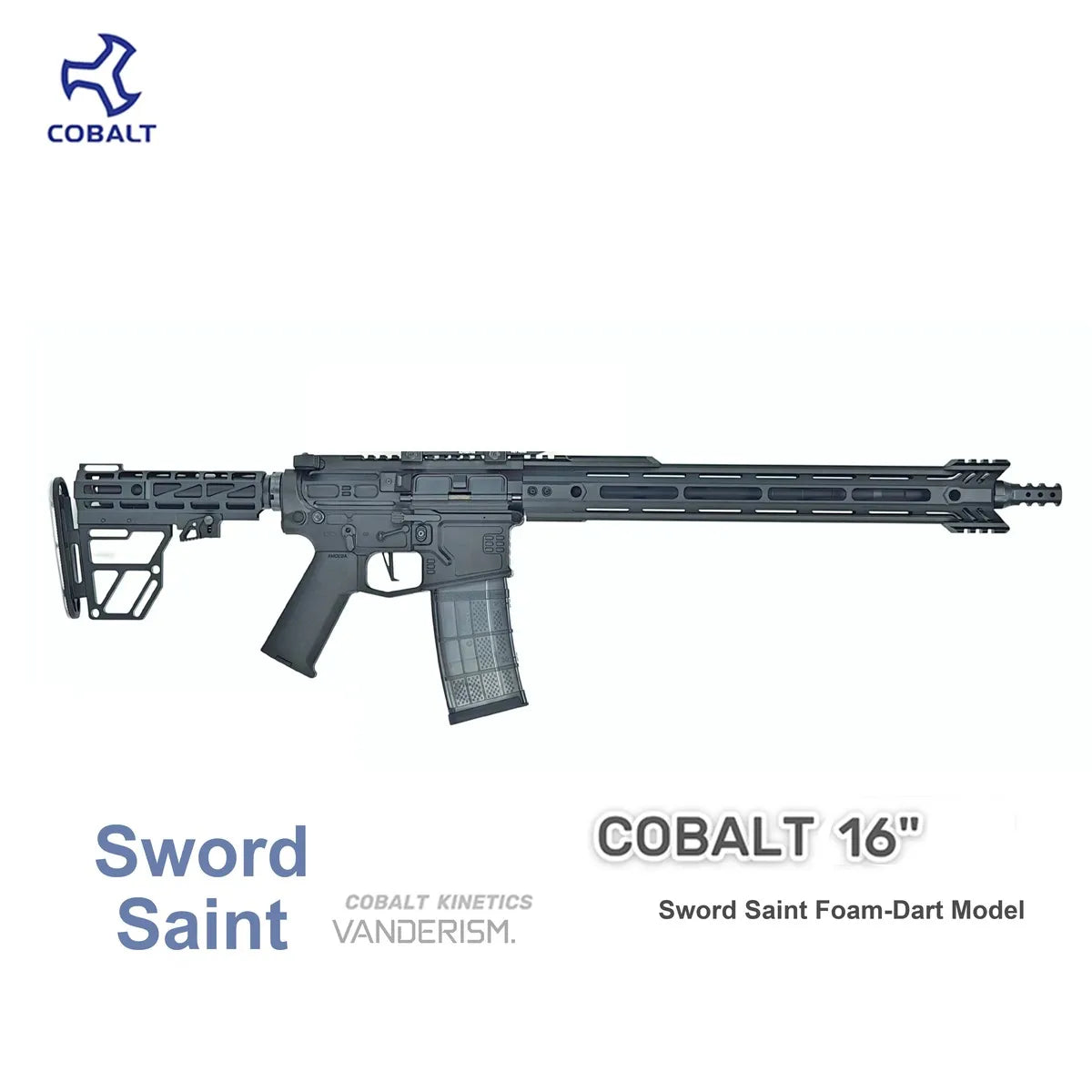 Cobalt Kinetics SLR Gen 4 Custom Gel Blaster (Pre-Order 50 Hari)