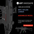 LDT MP5 2.0 Assembled Toy Model, Standard Nylon Lower, Metal Upper, Steel Small Parts, Gen 2 LDX Green Electronic-Control Gearbox (Pre-Order 50 Hari)