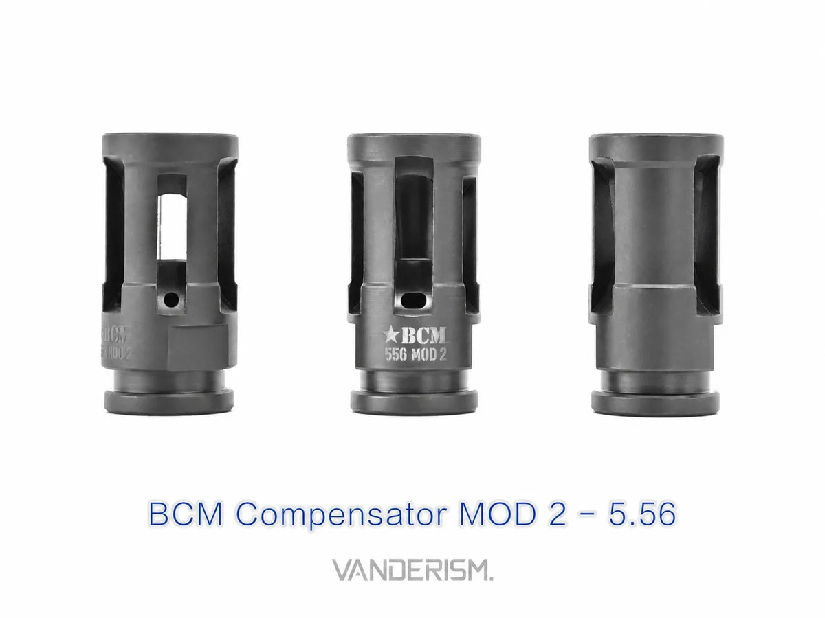 BCM MOD Steel Flash Hiders 14mm CCW | Gel Blaster WGG WGB Airsoft (Pre-Order 50 Hari)