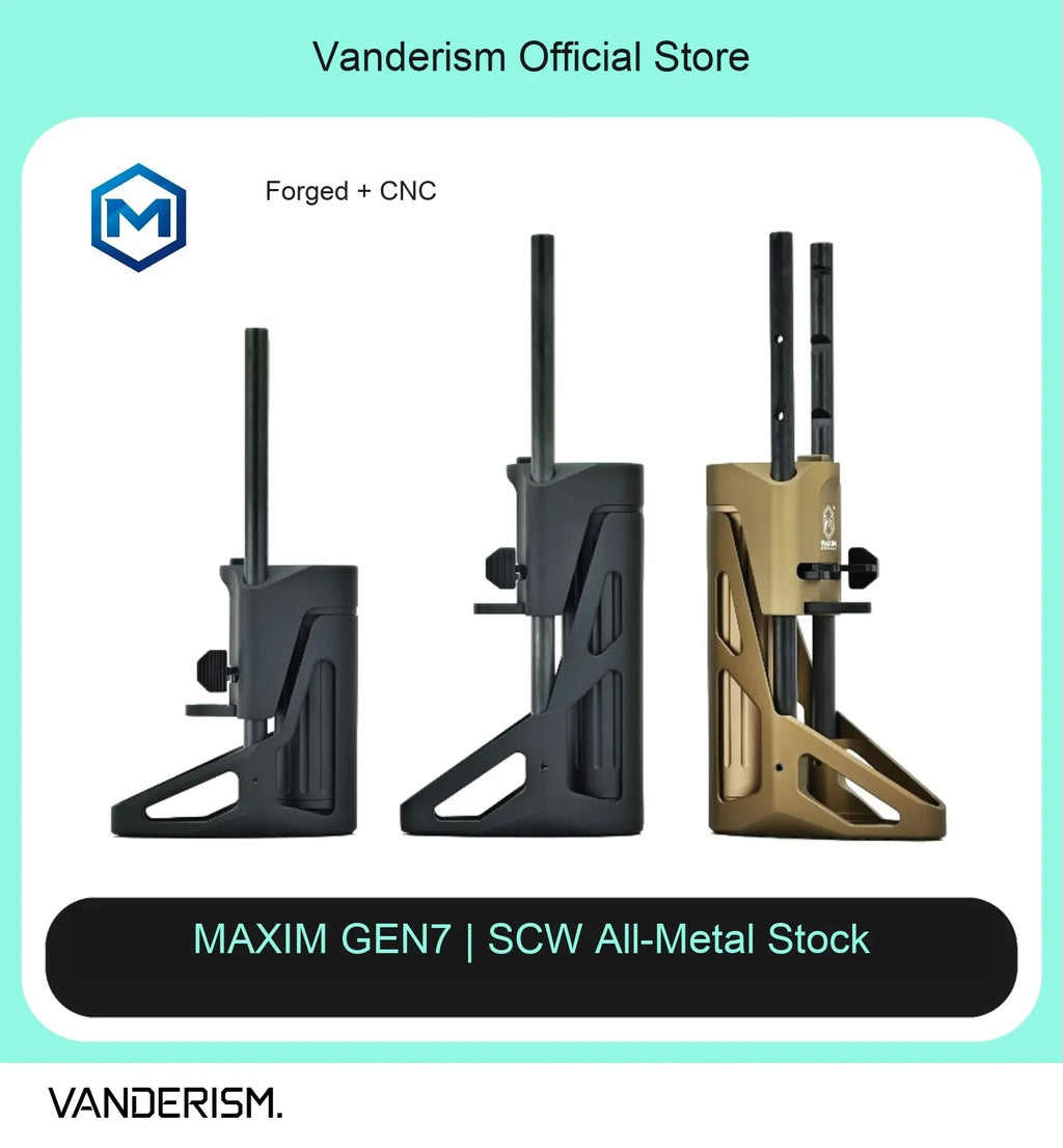 MAXIM DEFENSE GEN7 SCW PDW Forged Metal Stocks (Pre-Order 50 Hari)