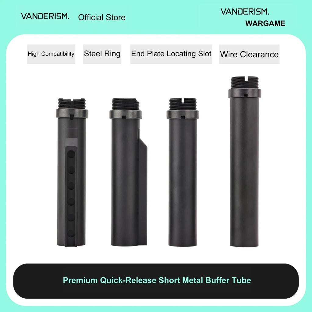Quick Release Short Metal Buffer Tube (Pre-Order 50 Hari)