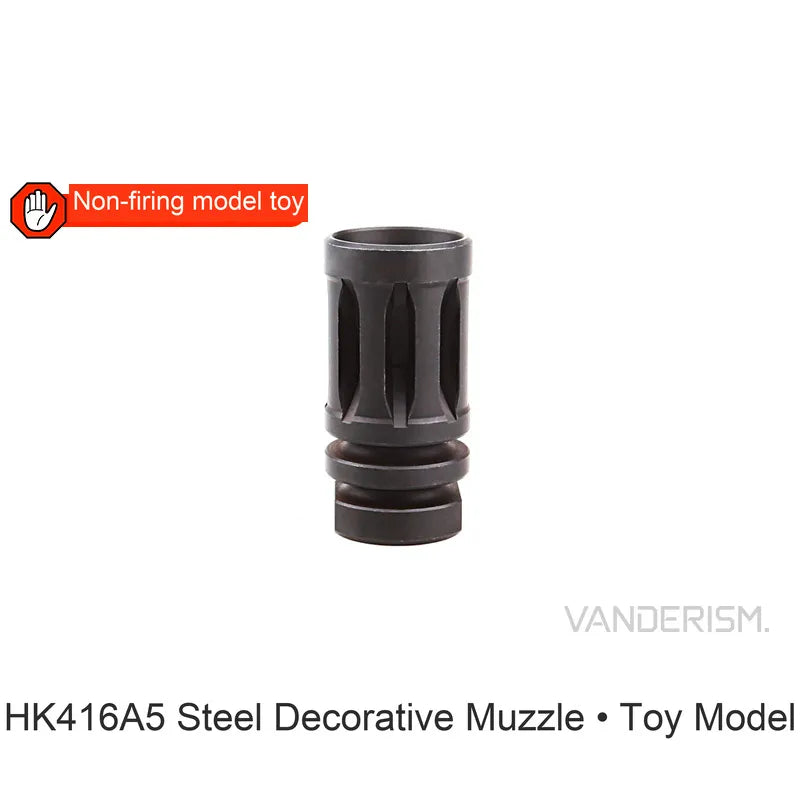 LDT HK416A5 Steel Decorative Muzzle Device (Pre-Order 50 Hari)