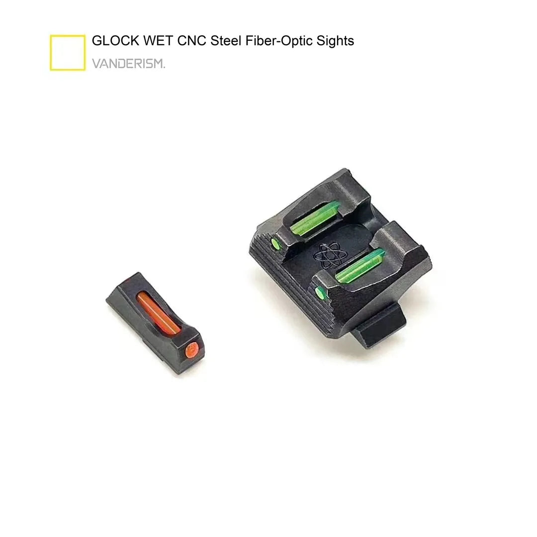 Kublai Glock P1 Fiber Optic Metal Sights (Pre-Order 50 Hari)