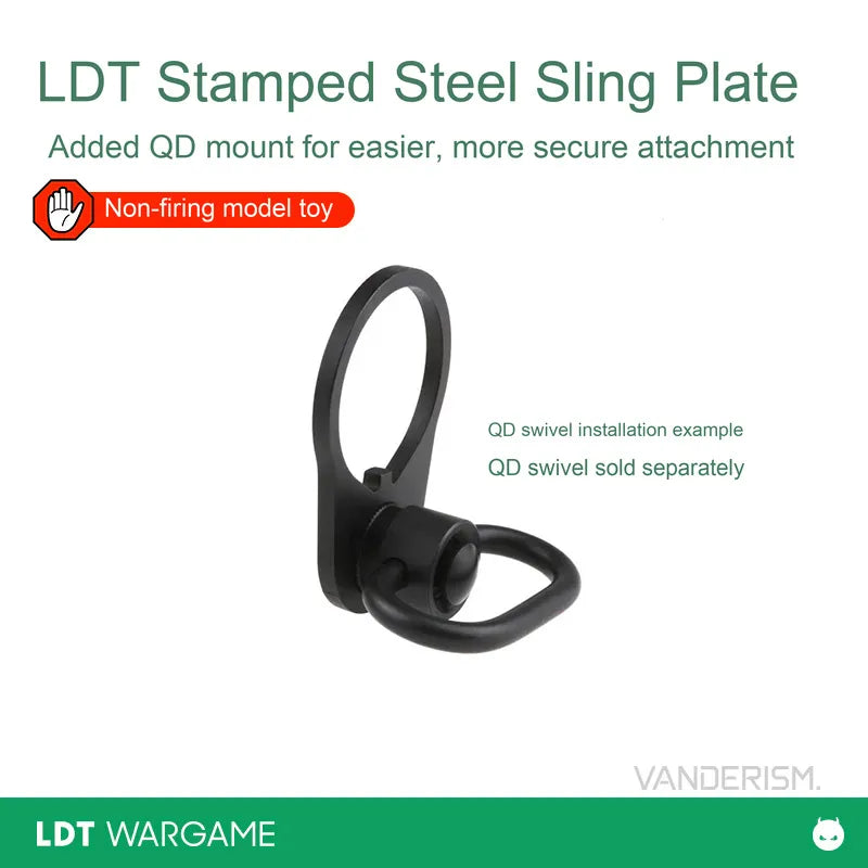 LDT Stamped All-Steel Butterfly Sling Plate with QD Swivel Mount (Pre-Order 50 Hari)
