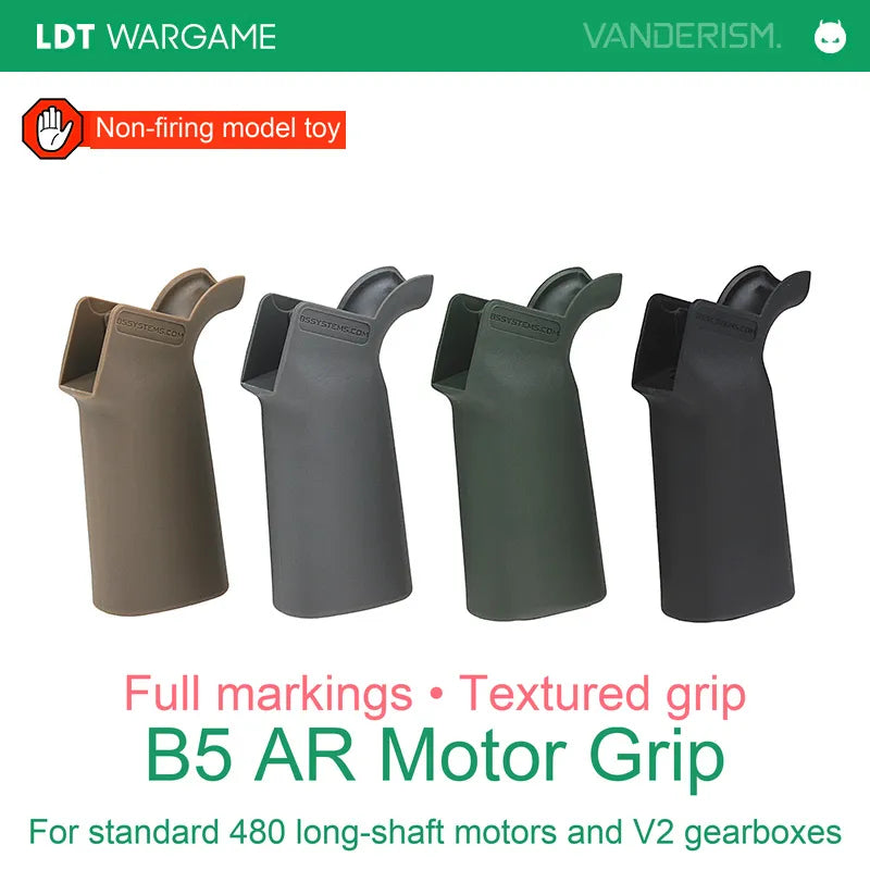 B5 AR Motor Grip for V2 Gearbox (Pre-Order 50 Hari)