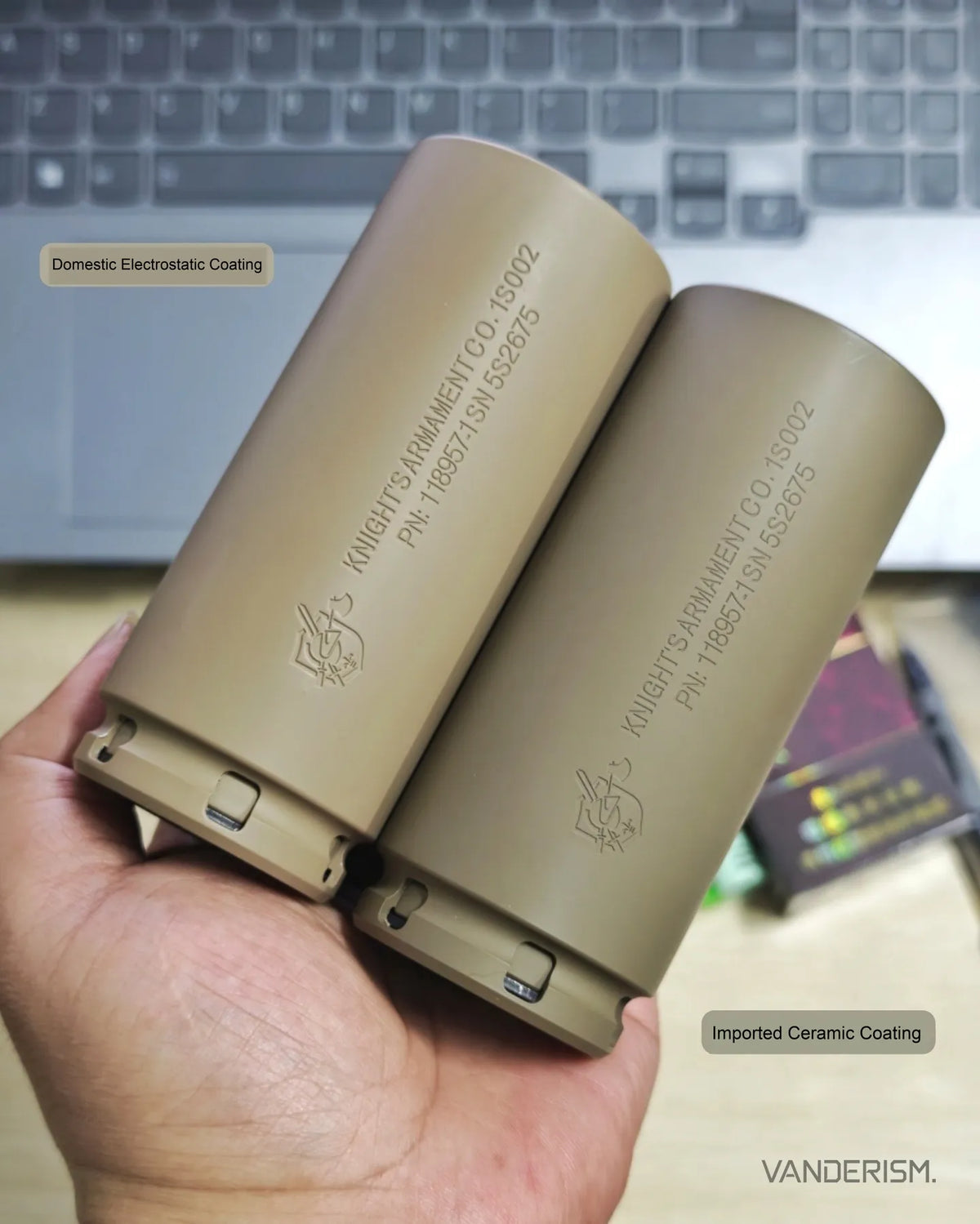 KAC QDC MCQ PRT Flash Hider and QD Mock Suppressor Set | Gel Blaster WGG WGB Airsoft (Pre-Order 50 Hari)