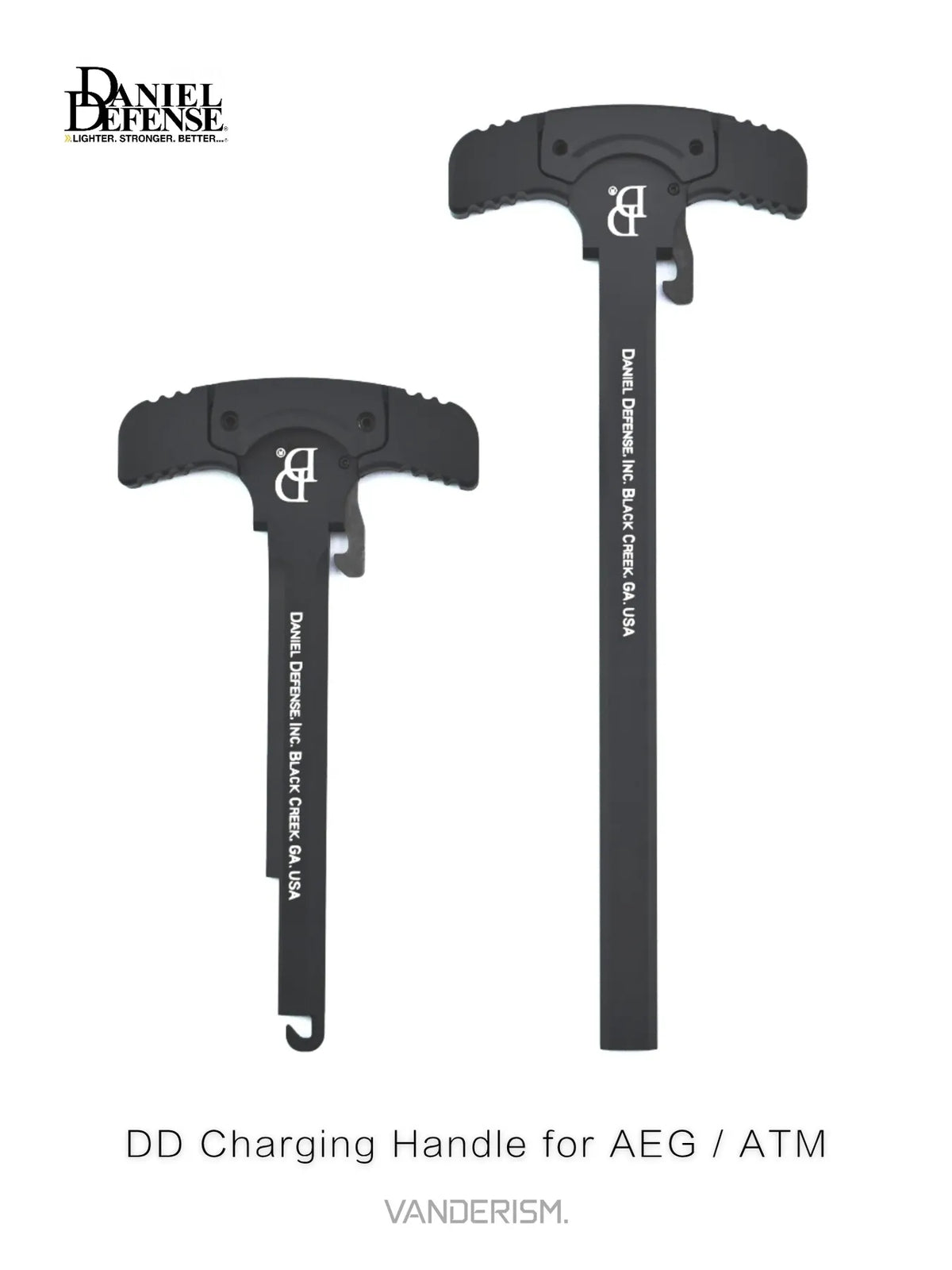DD CNC Charging Handle for V2 and ATM | Gel Blaster WGG WGB (Pre-Order 50 Hari)