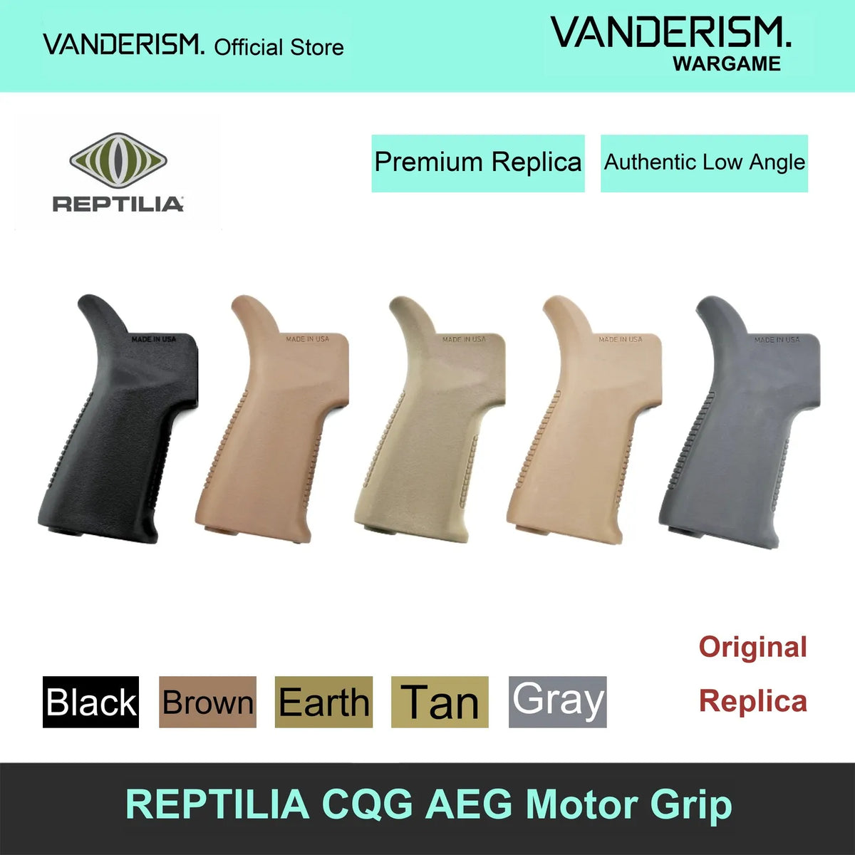 REPTILIA CQG 480 Motor Grip | Gel Blaster WGG WGB (Pre-Order 50 Hari)