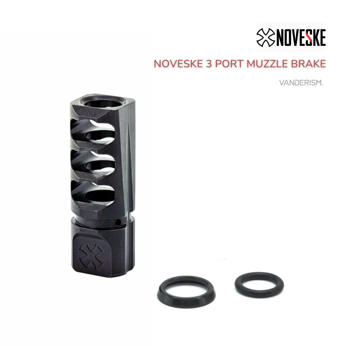 NOVESKE N4 Steel Flash Hider | Gel Blaster WGG WGB Airsoft (Pre-Order 50 Hari)