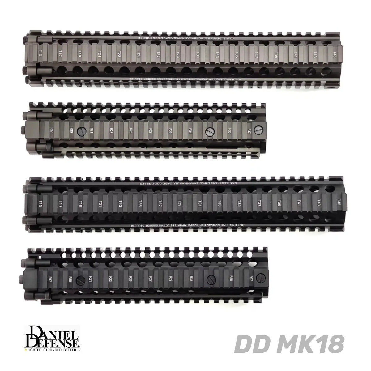 DD MK18 Metal Handguards | Gel Blaster WGG WGB Airsoft (Pre-Order 50 Hari)