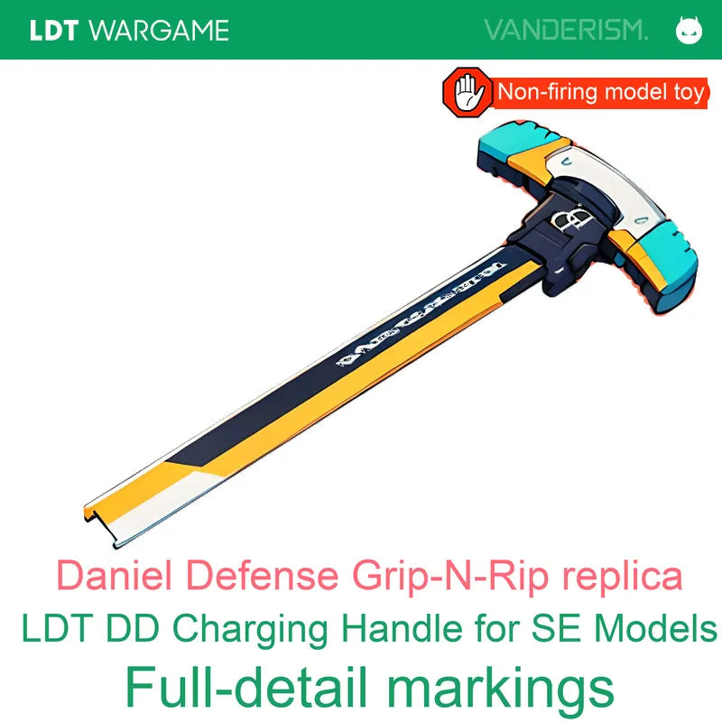 Daniel Defense CNC Metal Charging Handle for SE Shell-Ejecting Toy Models (Pre-Order 50 Hari)