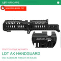 ZENITCO Sport-4 CNC Aluminum Handguard for AK74M, Hard-Anodized; Not for AK105 (Pre-Order 50 Hari)