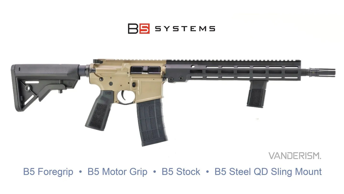 B5 M LOK Nylon Foregrip (Pre-Order 50 Hari)