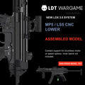 LDT MP5 LS5 Assembled Toy Model, Metal Lower and Upper, Steel Small Parts, Gen 2 LDX Green Electronic-Control Gearbox (Pre-Order 50 Hari)