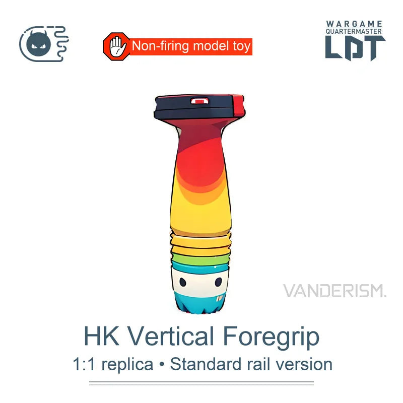 LDT 1:1 HK-Marked Nylon Vertical Foregrip for 416/A5 Models (Pre-Order 50 Hari)