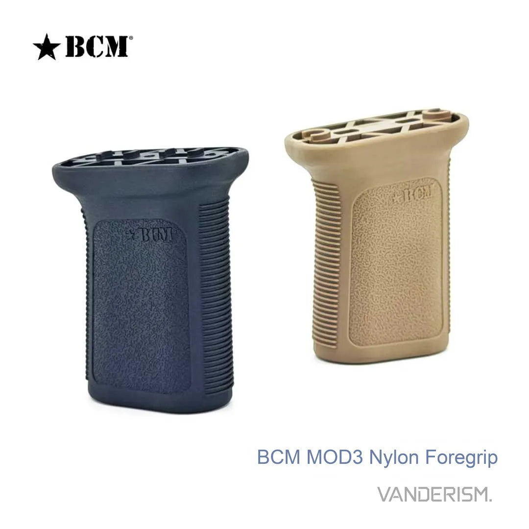 BCM MOD3 Nylon Foregrip M LOK and KeyMod (Pre-Order 50 Hari)
