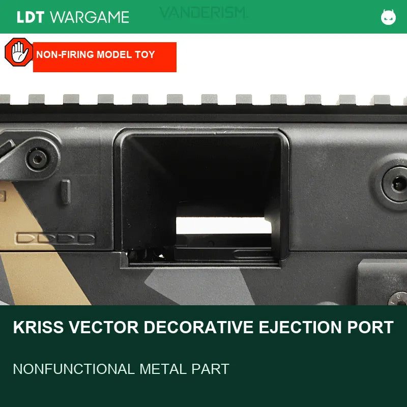 LDT KRISS Vector Metal Decorative Ejection Port, Nonfunctional (Pre-Order 50 Hari)