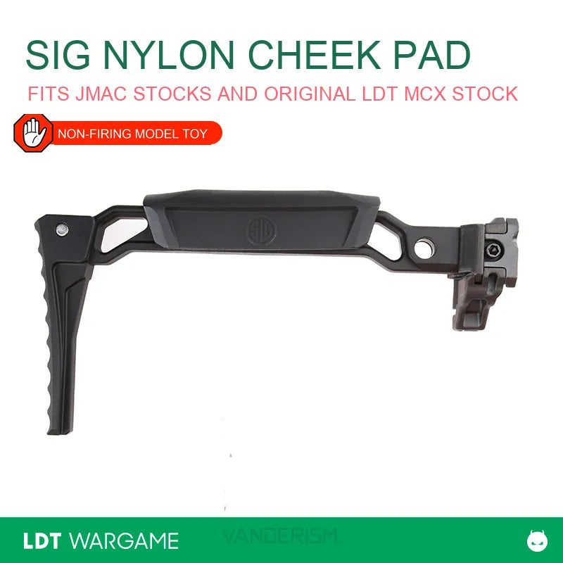 SIG Cheek Pad for LDT MCX Original Stock / JMAC Folding Stock (Pre-Order 50 Hari)