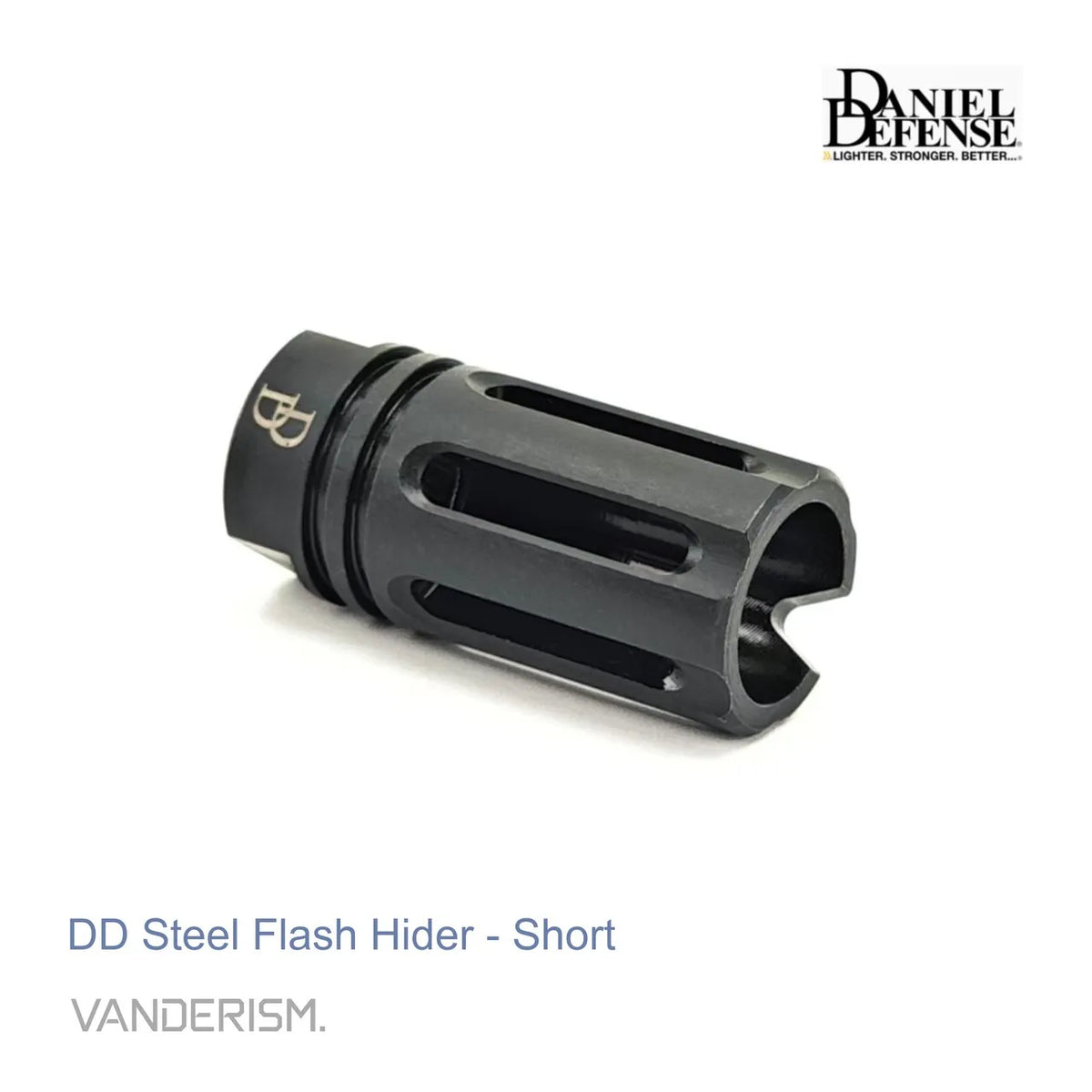 DD Steel Flash Hider | Gel Blaster WGG WGB Airsoft (Pre-Order 50 Hari)