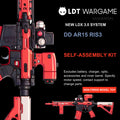 DD MK18 RIS3 / M4A1 Self-Assembly Toy Model Kit, LDX 3.0 / 7075 Electronic-Control Gearbox; Receiver Markings Matched to Handguard (Pre-Order 50 Hari)