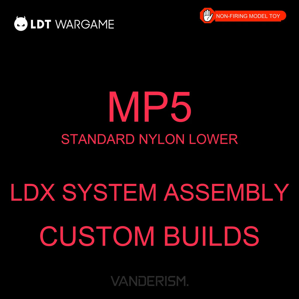 LDT MP5 2.0 Assembled Toy Model, Standard Nylon Lower, Metal Upper, Steel Small Parts, Gen 2 LDX Green Electronic-Control Gearbox (Pre-Order 50 Hari)