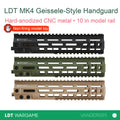 LDT Geissele MK4 Hard-Anodized CNC Metal Replica Handguard (Pre-Order 50 Hari)