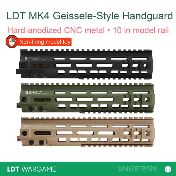 LDT Geissele MK4 Hard-Anodized CNC Metal Replica Handguard (Pre-Order 50 Hari)