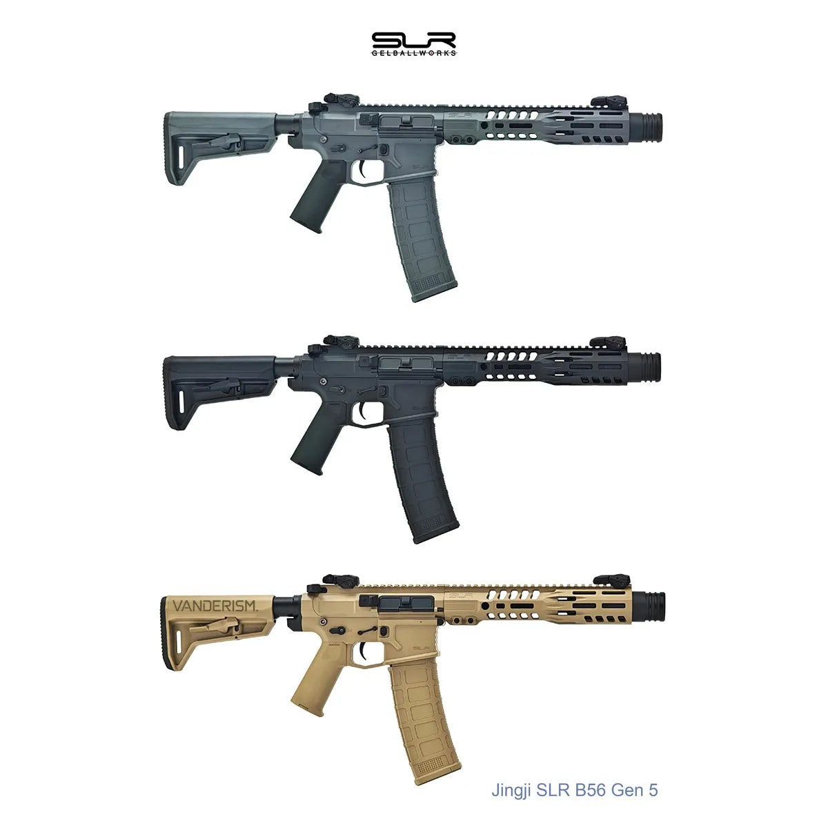 Jingji SLR B56 Gen 5 Gel Blaster with Electronic Fire Control (Pre-Order 50 Hari)