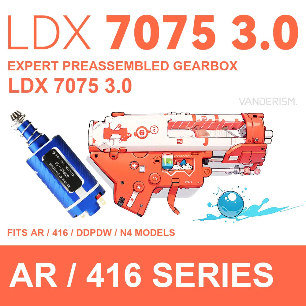 LDX CNC 7075 3.0 Expert Preassembled Gearbox, External Wiring (Pre-Order 50 Hari)