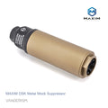 MAXIM DSK PDX Metal Mock Suppressor | Gel Blaster WGG WGB Airsoft (Pre-Order 50 Hari)