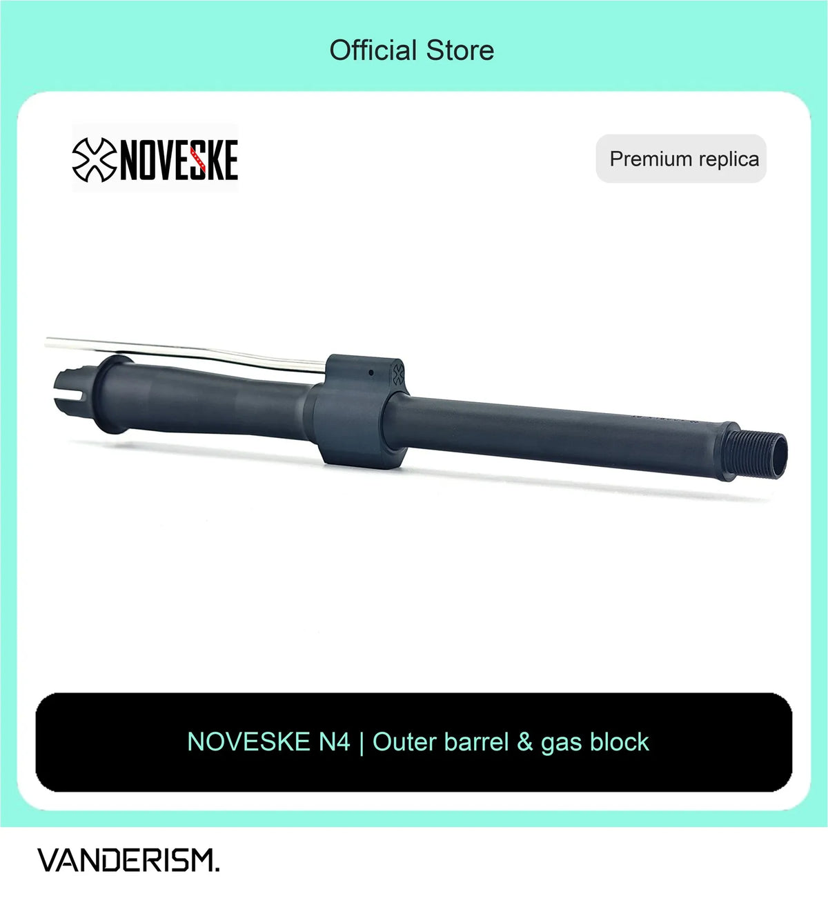 NOVESKE N4 Metal Outer Barrels and Extensions (Pre-Order 50 Hari)