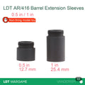 LDT AR/416 Outer-Barrel Extension, 0.5/1 Inch (Pre-Order 50 Hari)