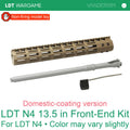 LDT N4 13.5-Inch Front-End Kit, Domestic Coating: Handguard, One-Piece Outer Tube, Mock Gas Block and Gas Tube (Pre-Order 50 Hari)