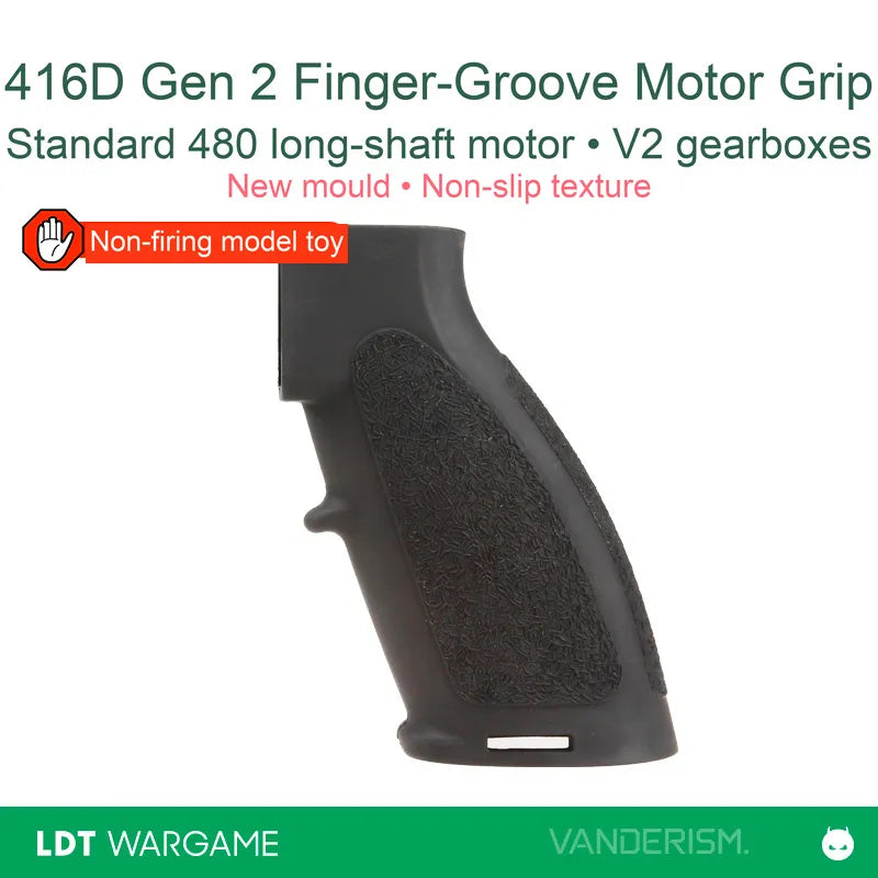 HK416 Drumstick-Style Motor Grip for V2 Gearbox Toy Models (Pre-Order 50 Hari)