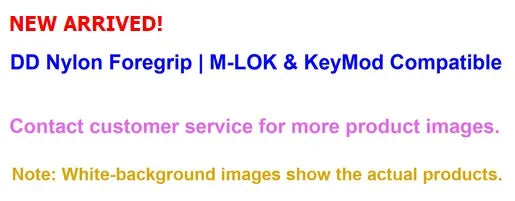 DD Nylon Foregrip M LOK and KeyMod (Pre-Order 50 Hari)