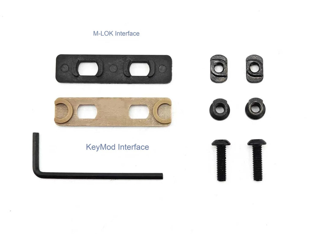 BCM MOD3 Nylon Foregrip M LOK and KeyMod (Pre-Order 50 Hari)