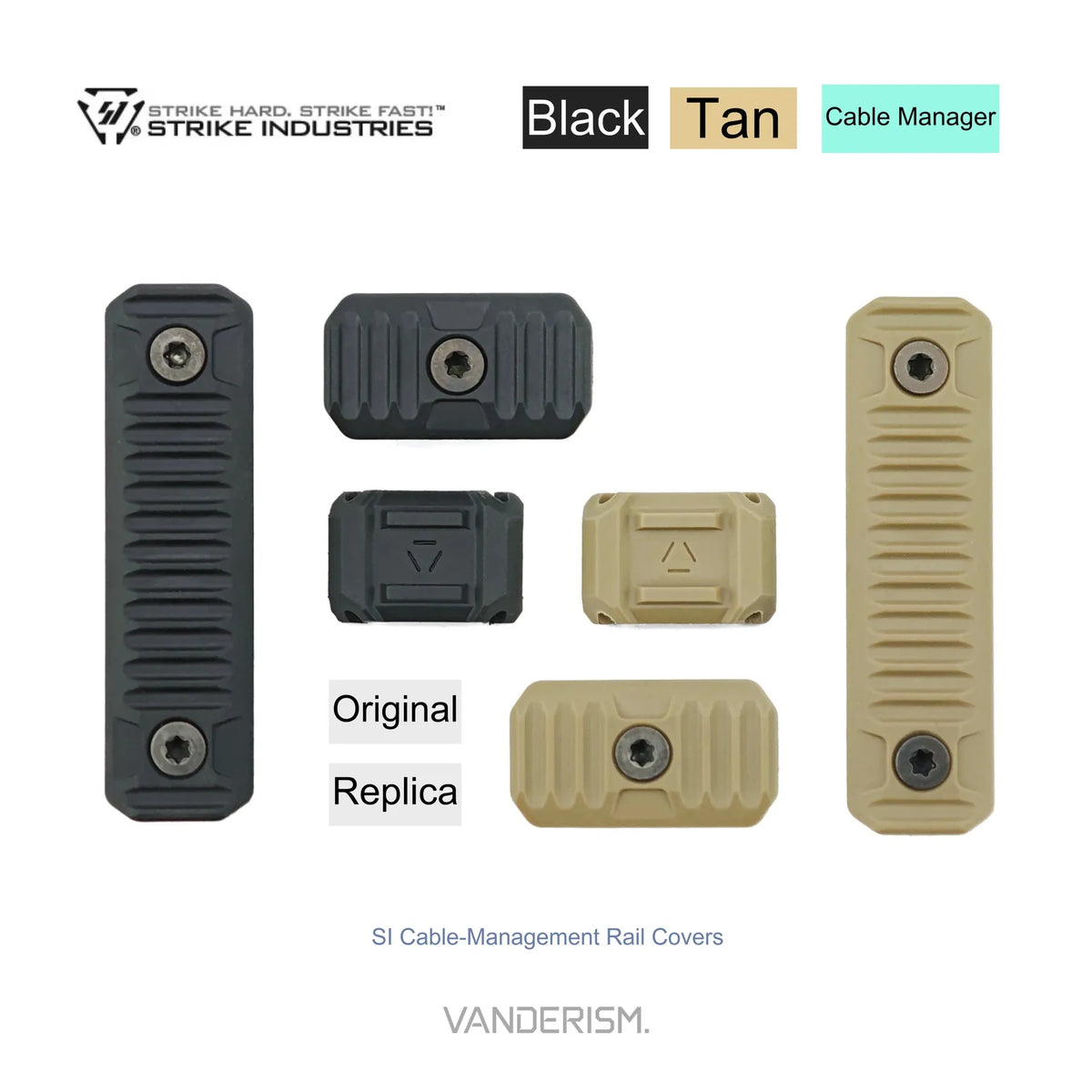 SI Nylon Wire Management Rail Covers (Pre-Order 50 Hari)