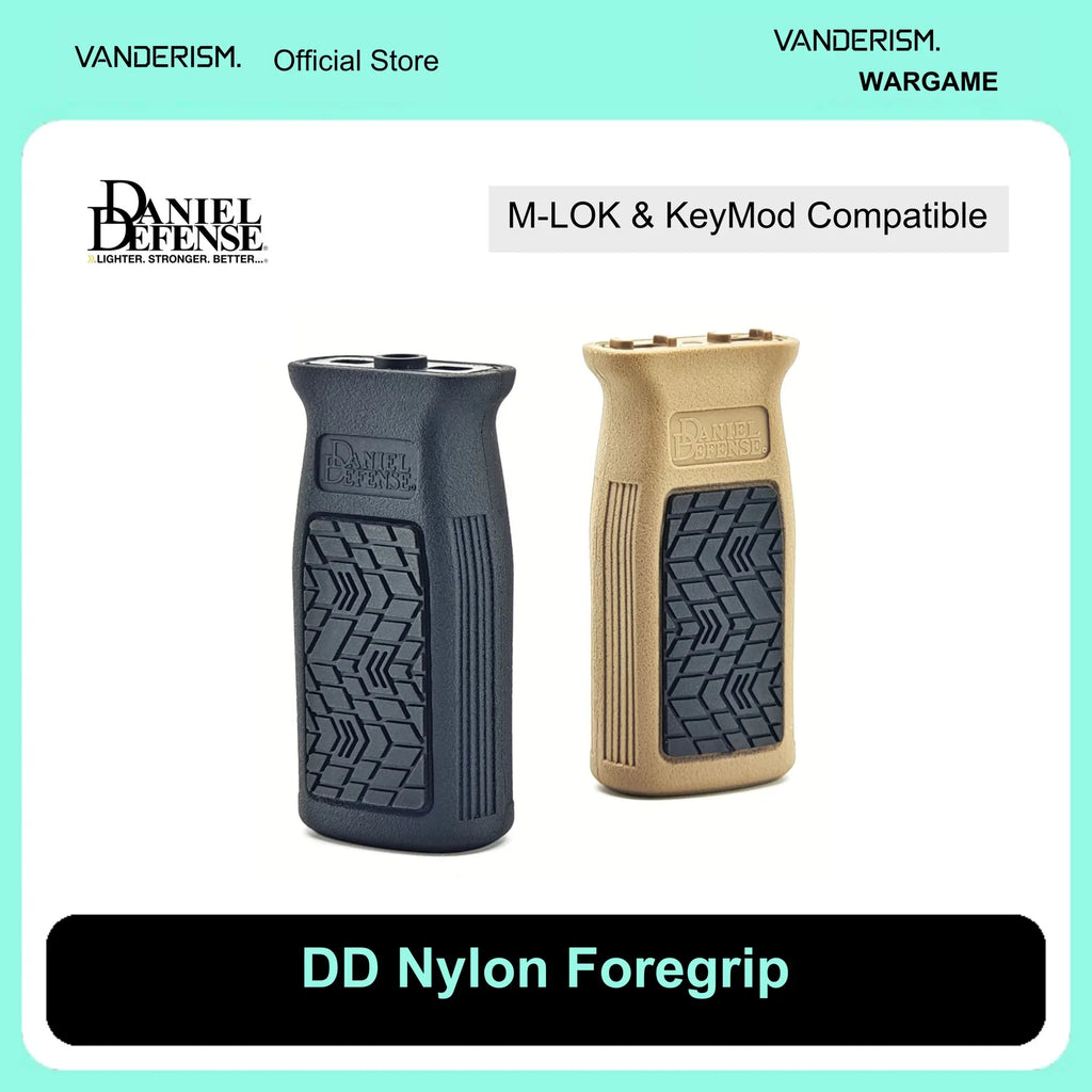 DD Nylon Foregrip M LOK and KeyMod (Pre-Order 50 Hari)