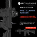 LDX AR Assembled Gel Blaster, Gen 2 Gearbox, Pressure-Fed Magazine; From 3922 (Pre-Order 50 Hari)