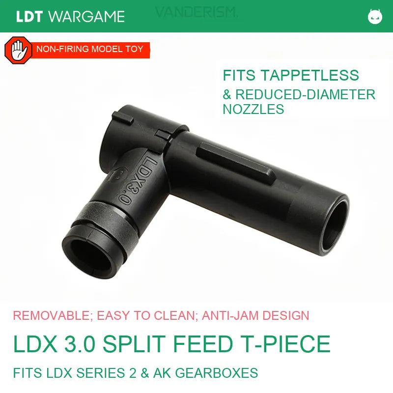 LDX 3.0 Split Feed T-Piece, No Separate 组蛋器 Component Required (Pre-Order 50 Hari)
