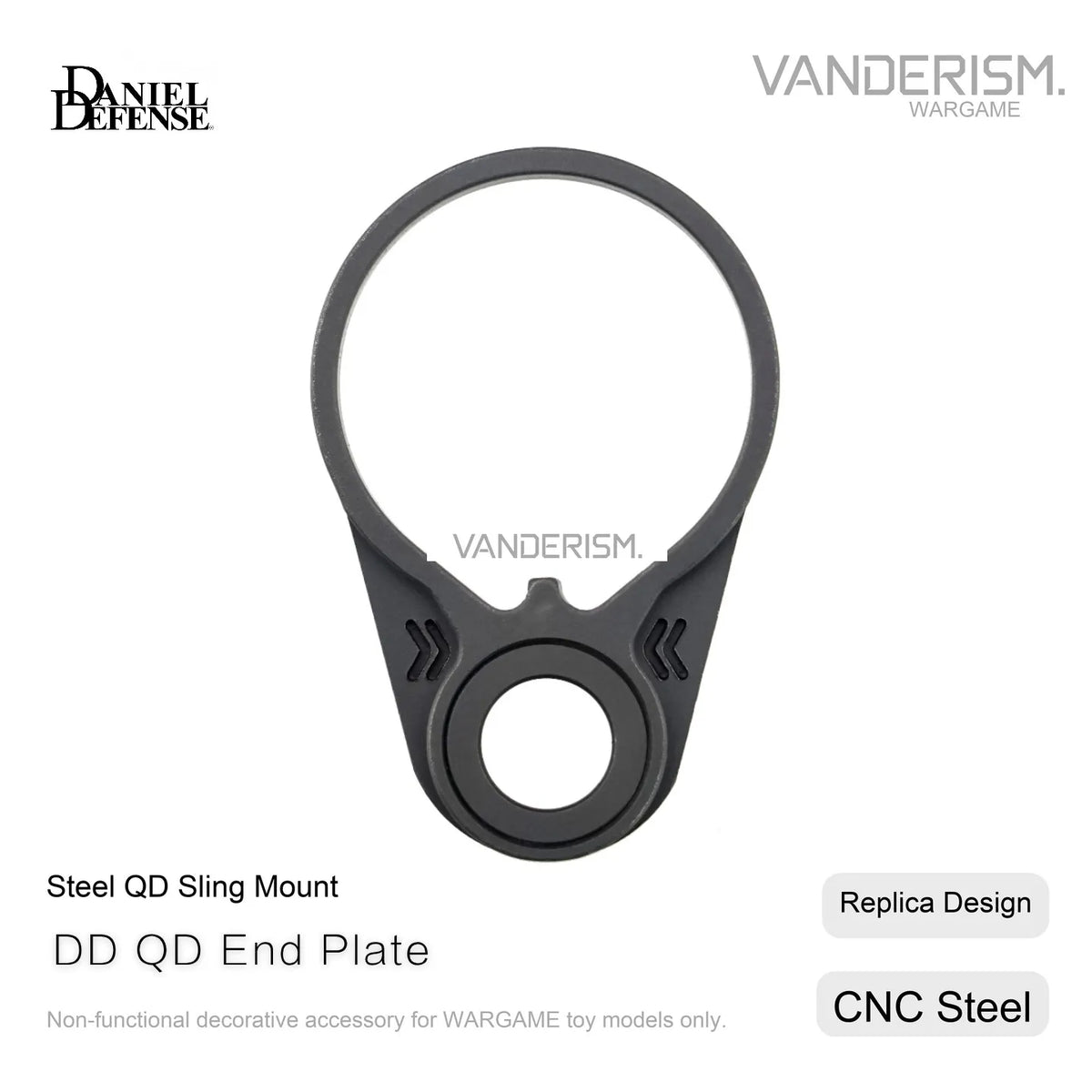 DD Steel Buffer Tube QD Sling Mount | Gel Blaster WGG WGB Airsoft (Pre-Order 50 Hari)