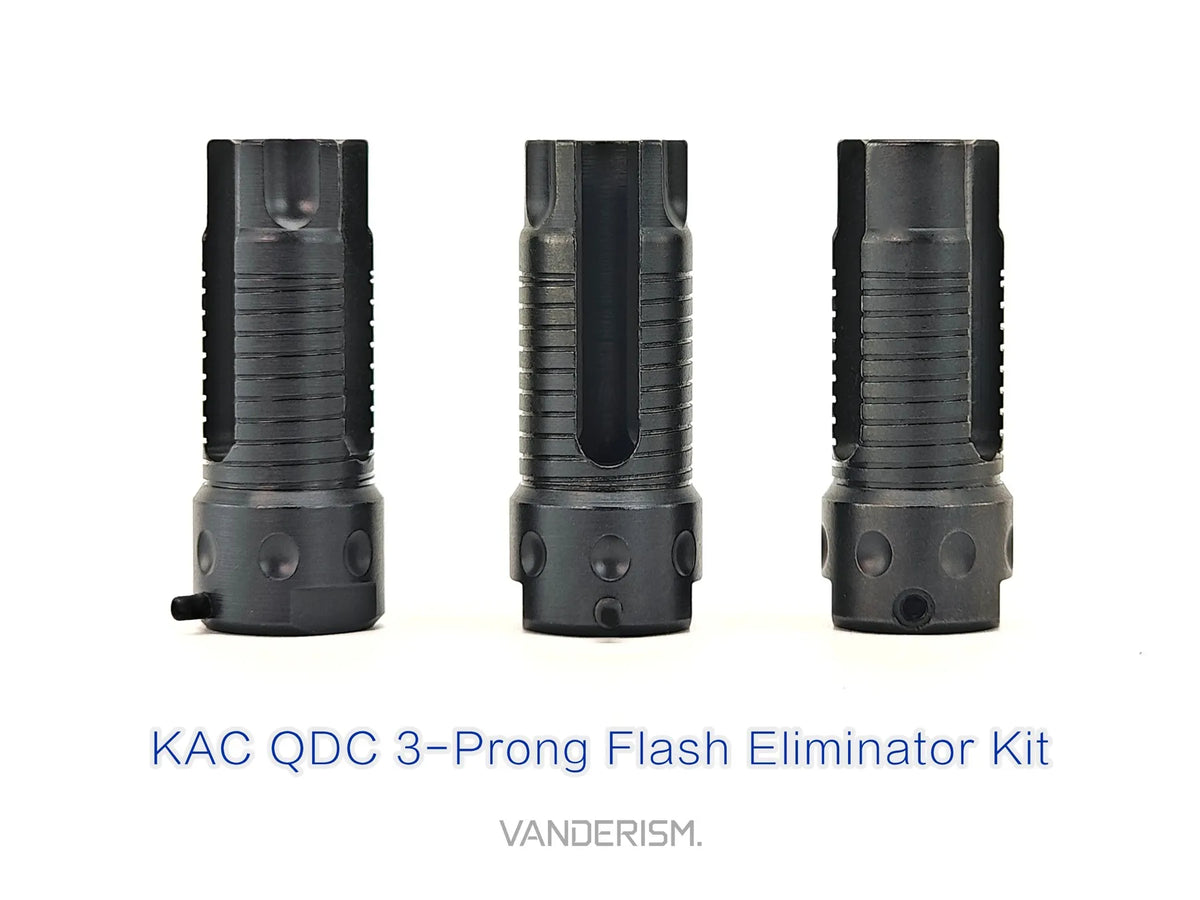QPQ Steel Flash Hider Collection 14mm CCW (Pre-Order 50 Hari)