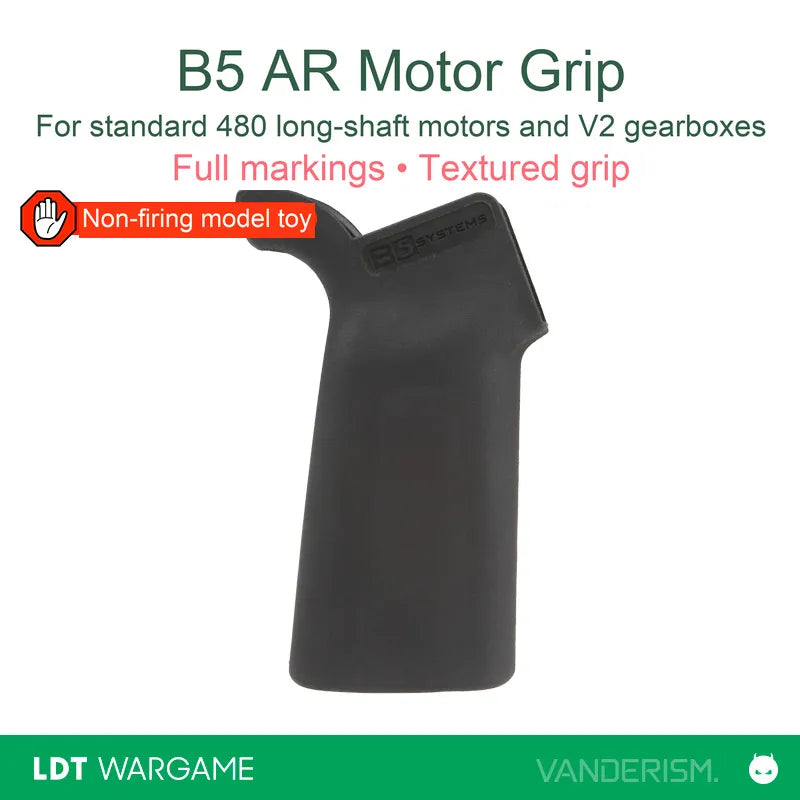 B5 AR Motor Grip for V2 Gearbox (Pre-Order 50 Hari)